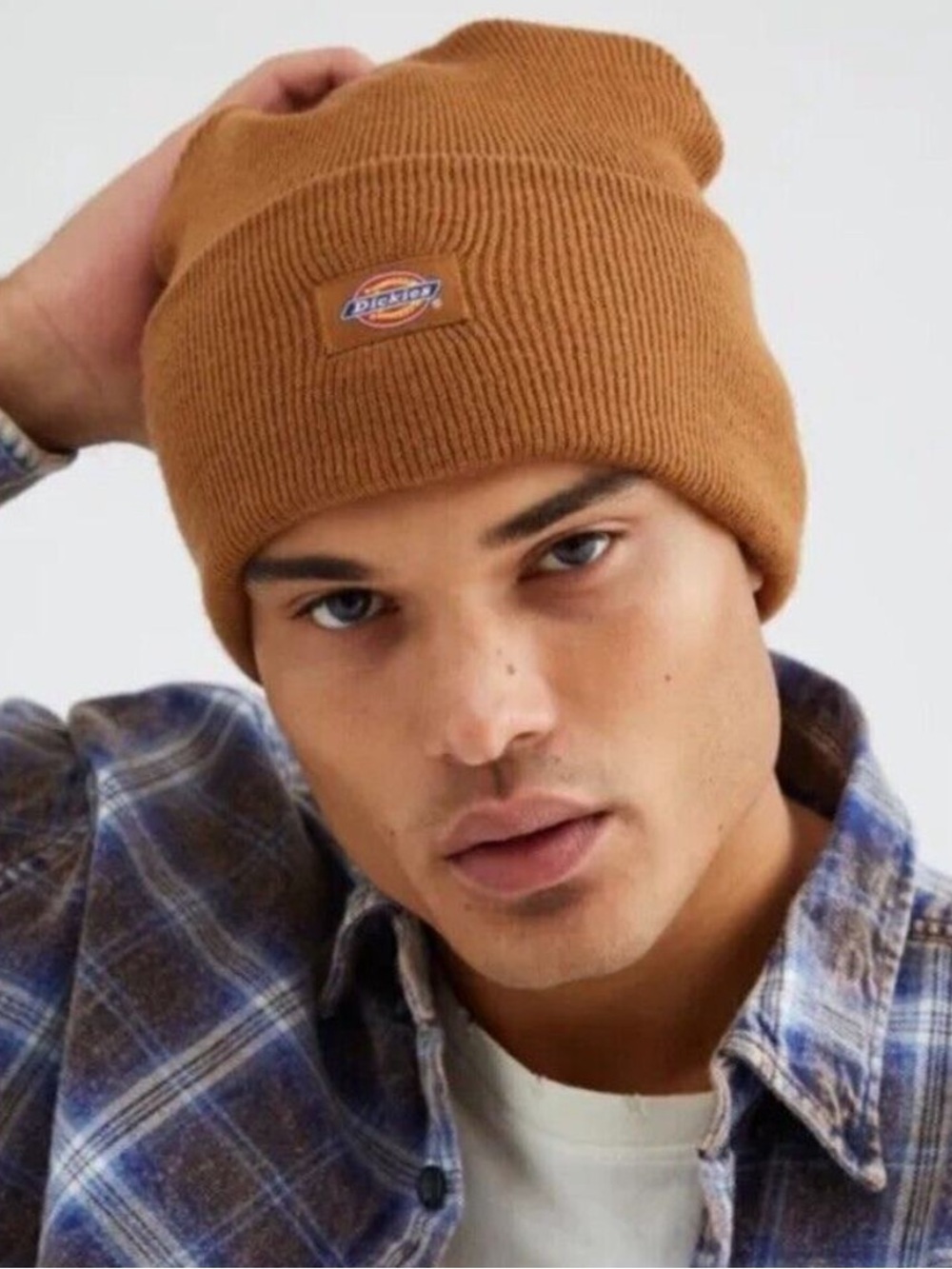 NWT Dickies Ribbed Brown Beanie